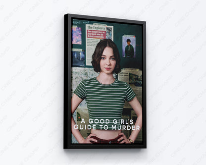 A Good Girl's Guide to Murder Crime Canvas