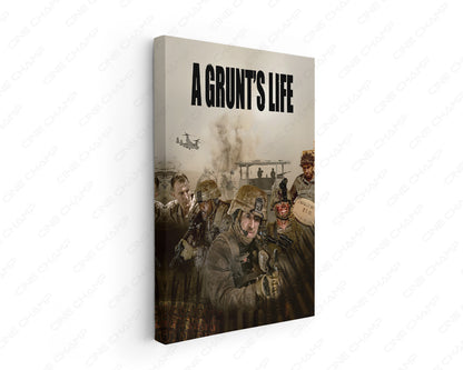 A Grunt's Life Canvas Wall Art