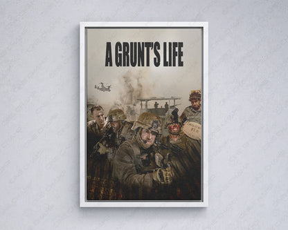A Grunt's Life Movie Canvas Print