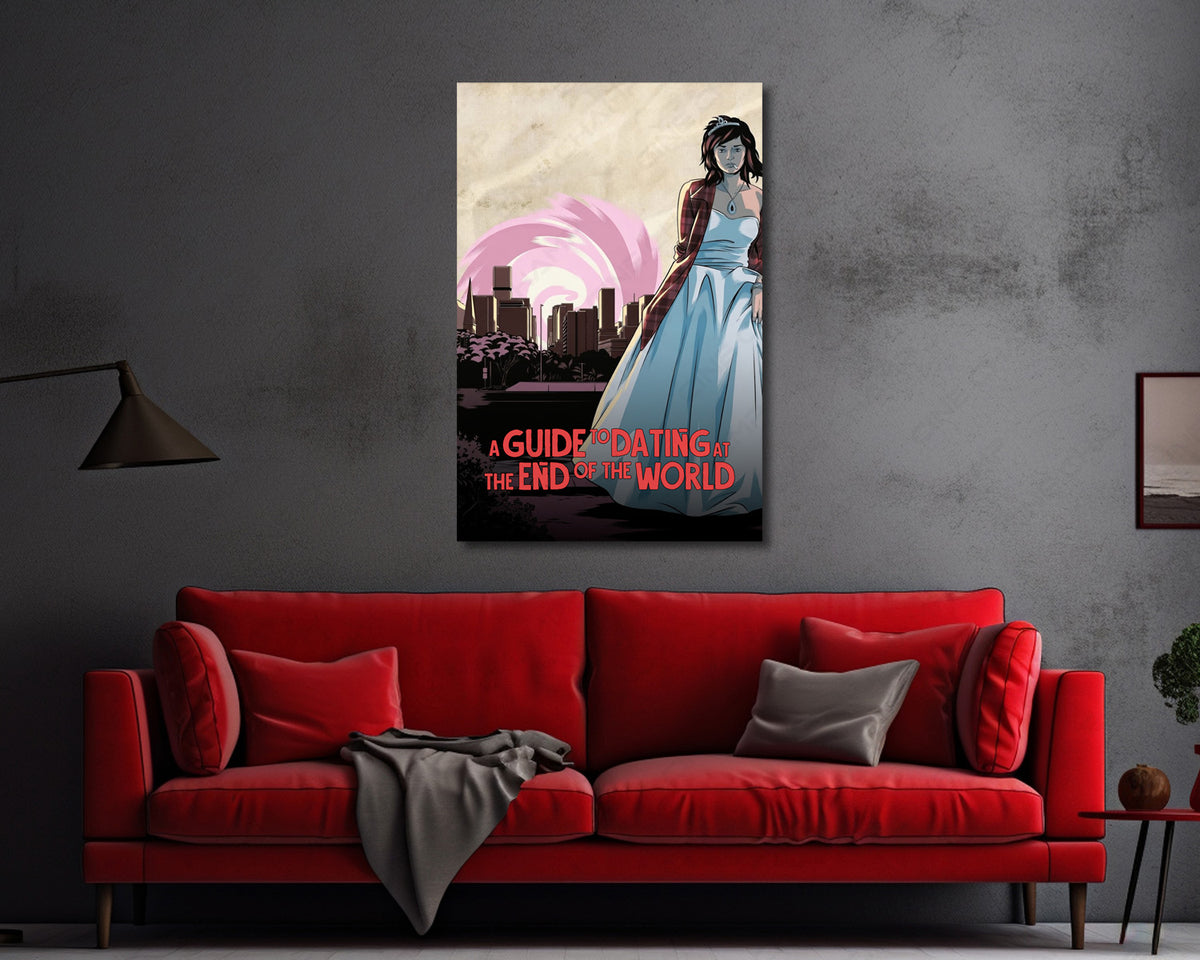 A Guide to Dating at the End of the World Canvas Print