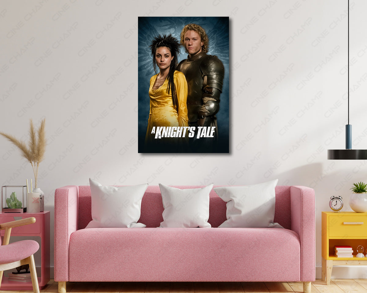 A Knight's Tale Heath Ledger Framed Artwork