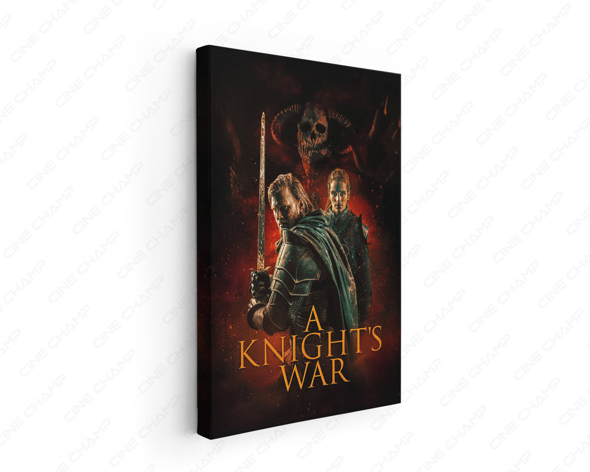 A Knight's War Canvas Wall Art