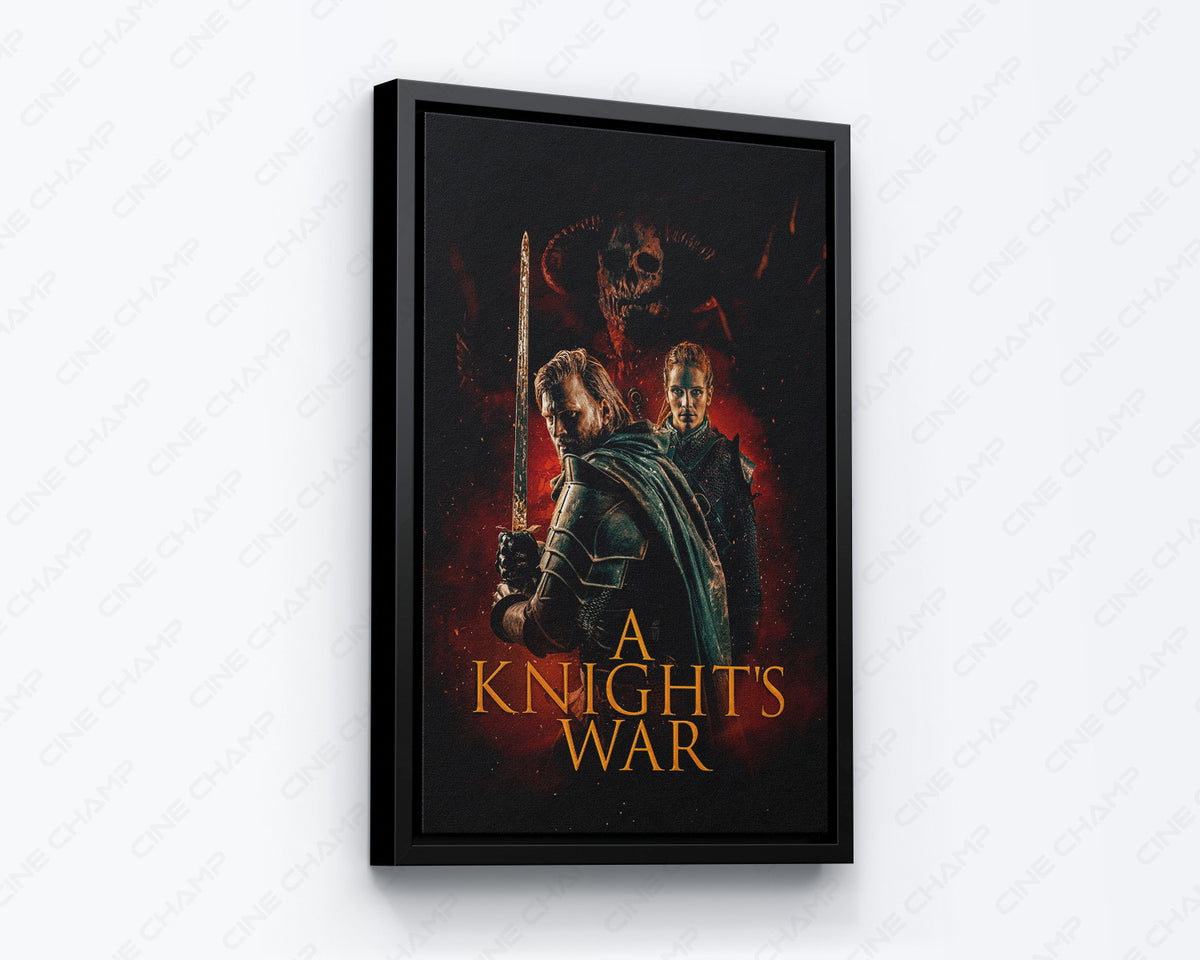 A Knight's War Fantasy Poster Canvas