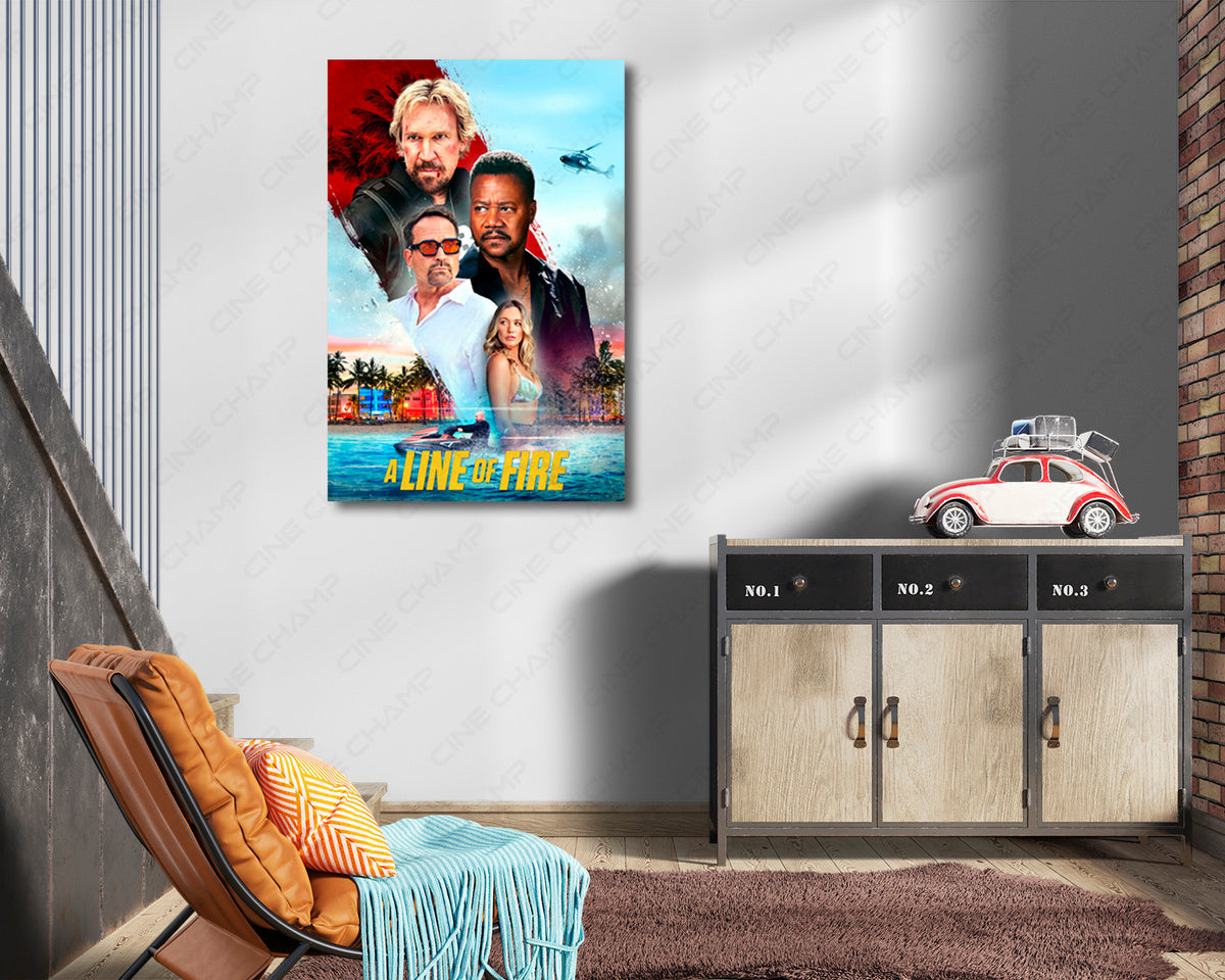 A Line of Fire FBI Agent Wall Art