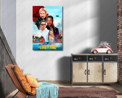 A Line of Fire FBI Agent Wall Art