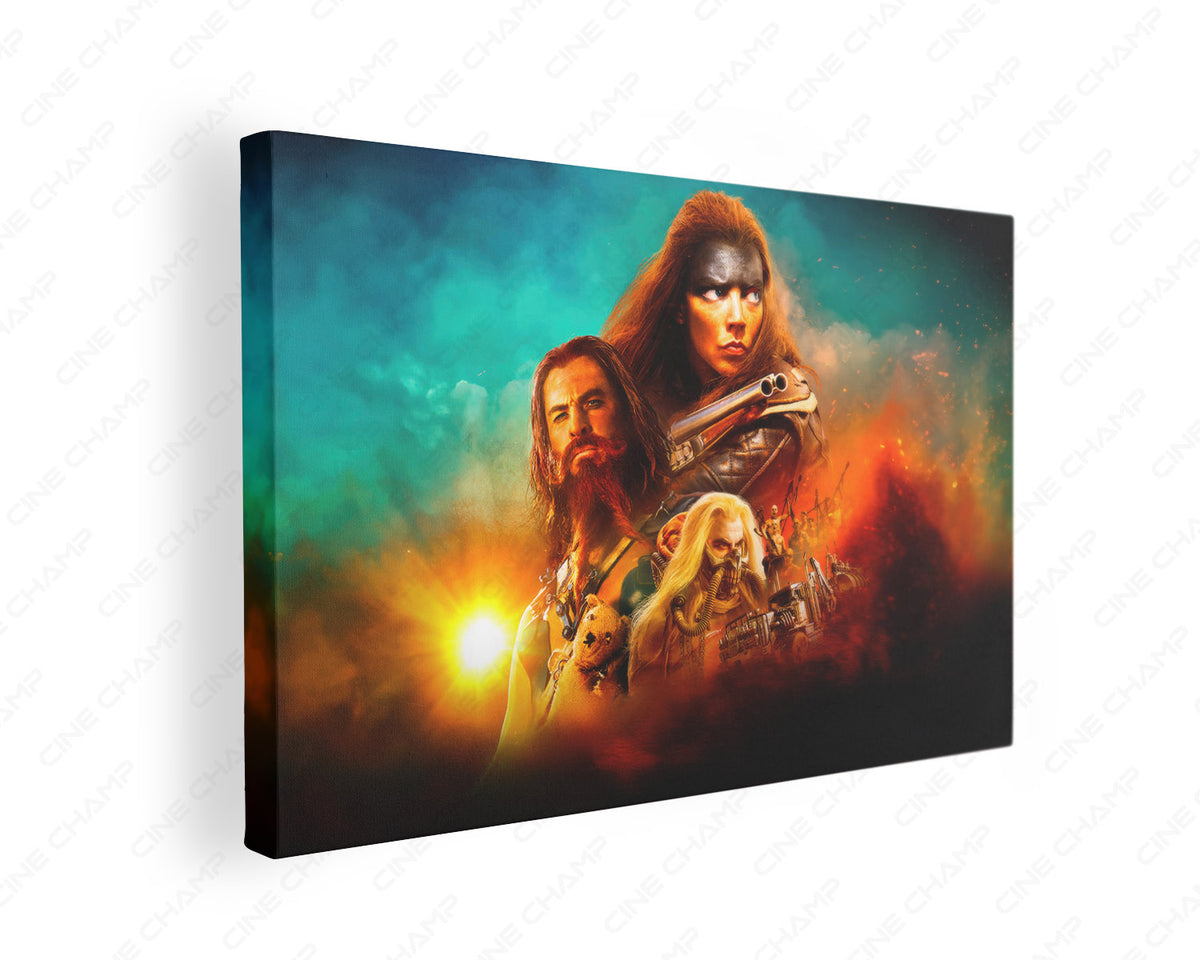 A Mad Max Saga canvas wall art