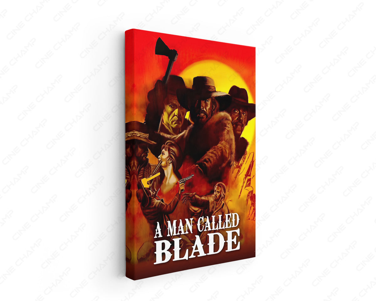 A Man Called Blade Canvas Wall Art