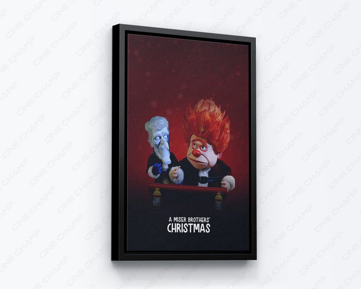 A Miser Brothers' Christmas Animated Movie Canvas