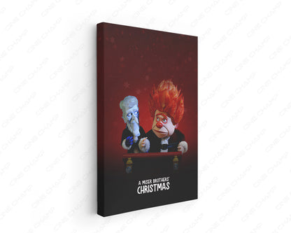 A Miser Brothers' Christmas Canvas Wall Art