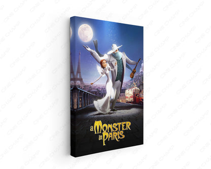 A Monster in Paris Canvas Wall Art