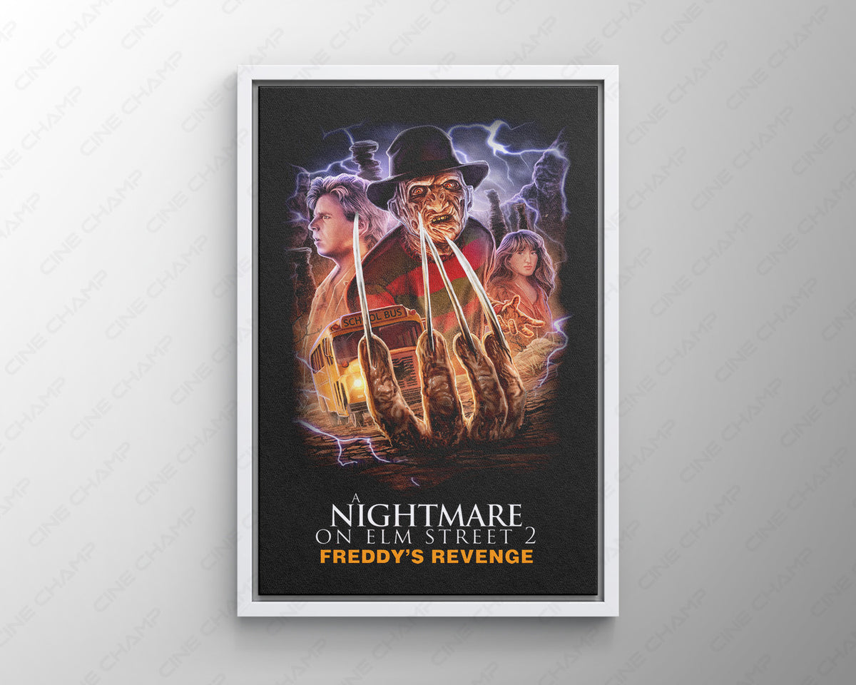A Nightmare on Elm Street Horror Poster Canvas