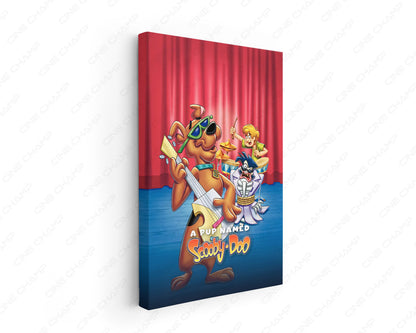 A Pup Named Scooby-Doo Canvas Wall Art