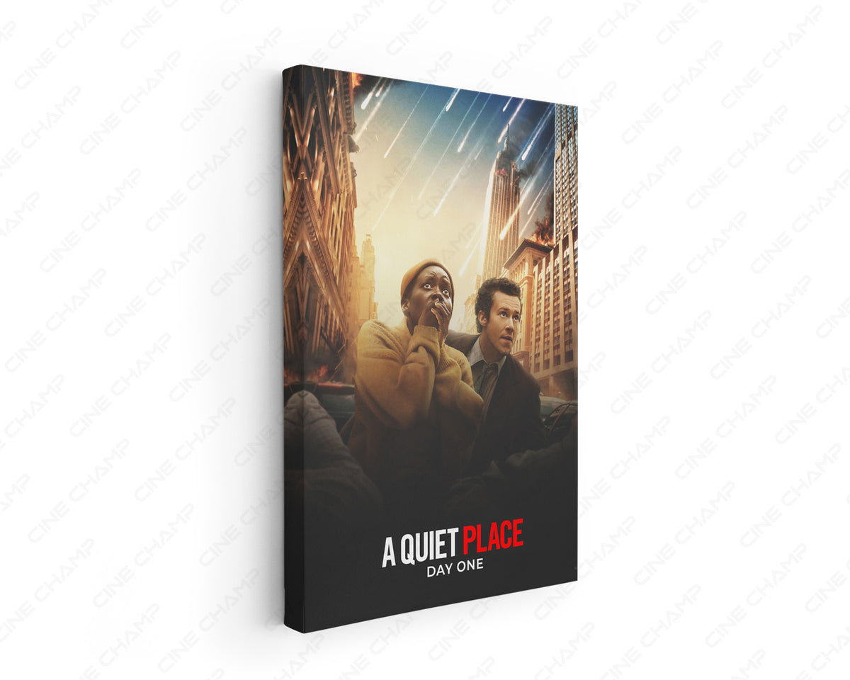A Quiet Place Day One New York City Canvas
