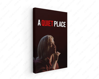 A Quiet Place Horror Movie Poster Canvas