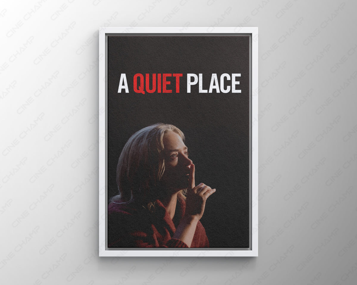 A Quiet Place Silent Survival Canvas