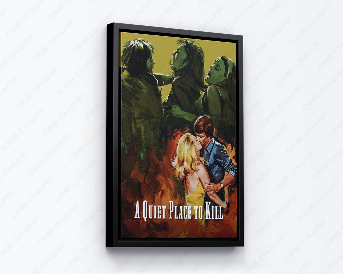A Quiet Place to Kill Jean Sorel Canvas Print