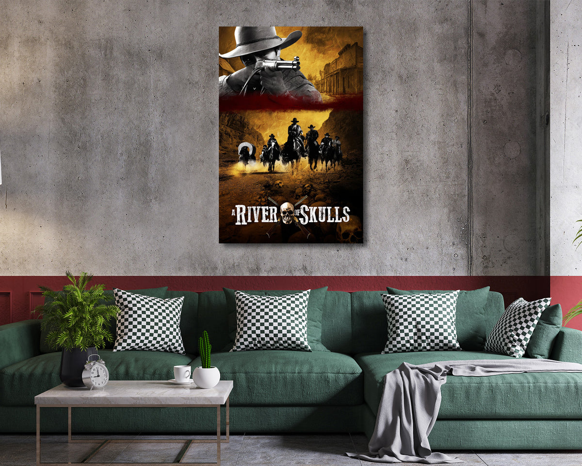 A River of Skulls Frontier Film Print