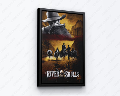 A River of Skulls Western Wall Decor
