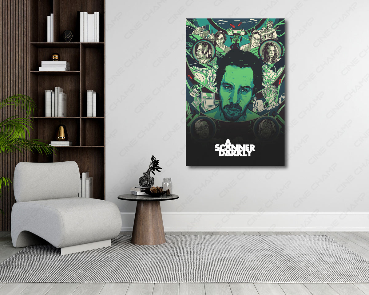 A Scanner Darkly Dystopian Wall Artwork