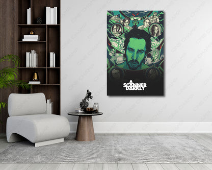 A Scanner Darkly Dystopian Wall Artwork
