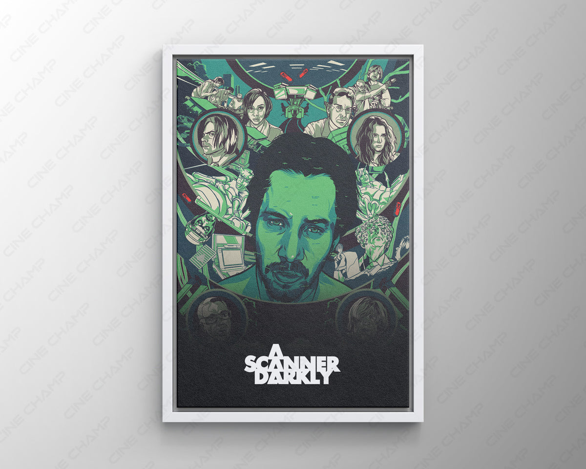 A Scanner Darkly Keanu Reeves Movie Art
