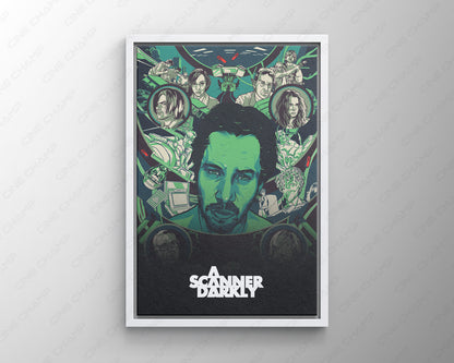 A Scanner Darkly Keanu Reeves Movie Art