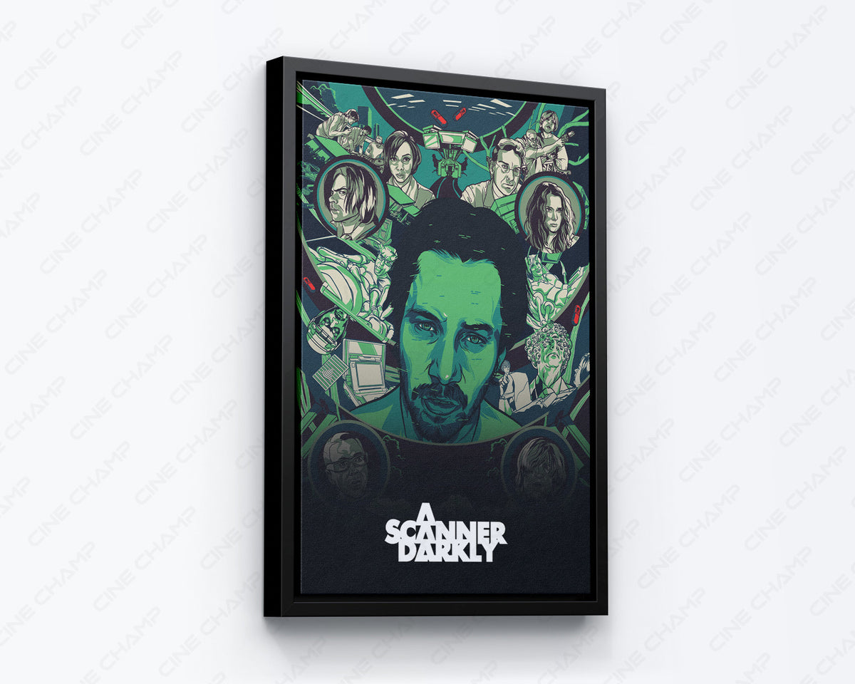 A Scanner Darkly Philip K. Dick Film Canvas