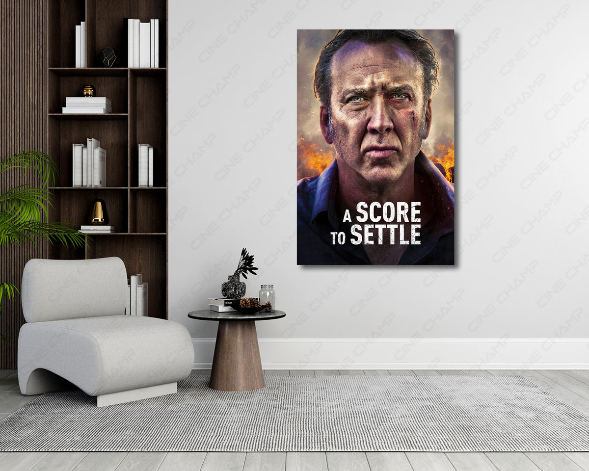 A Score to Settle Crime Action Movie Art