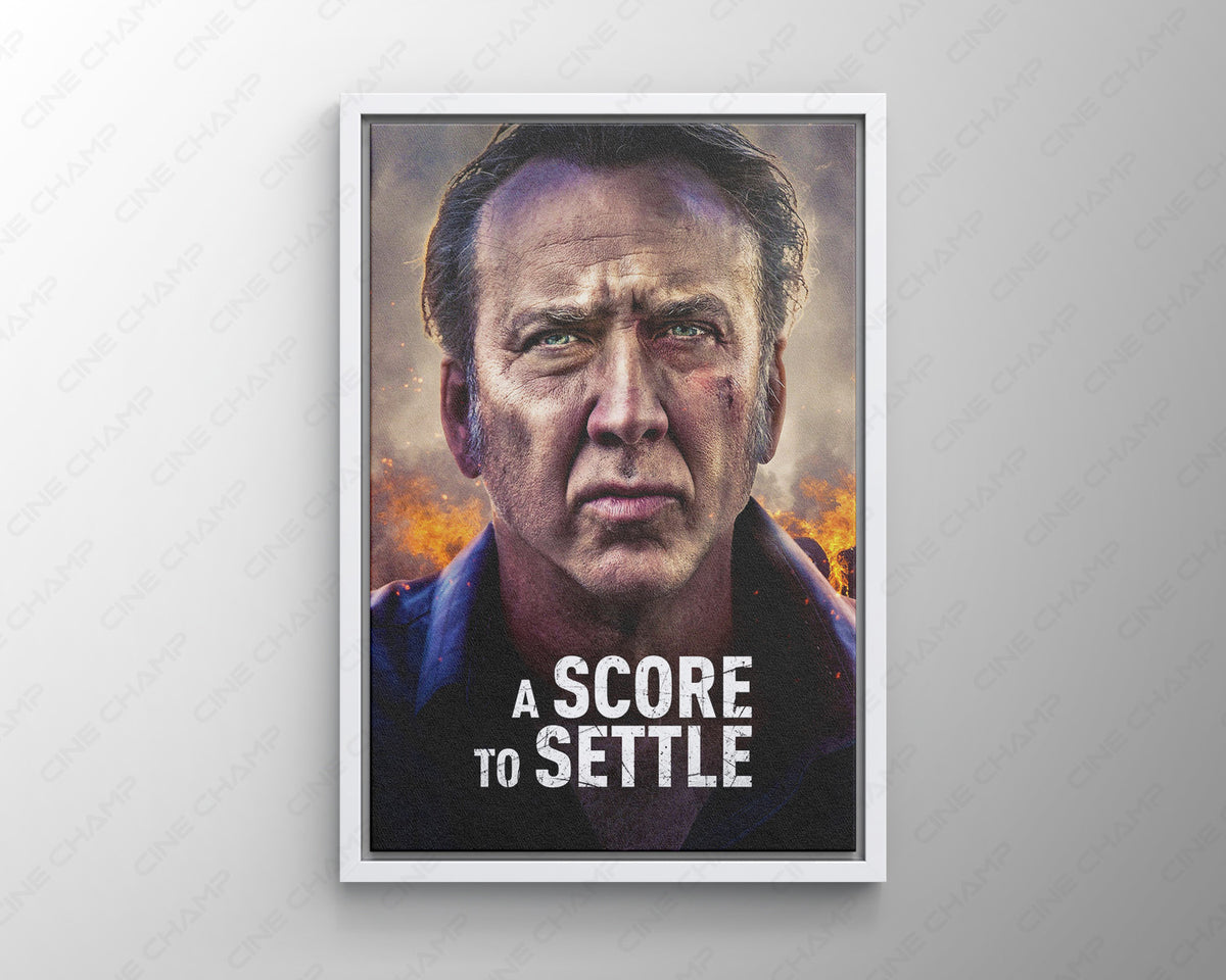 A Score to Settle Nicolas Cage Canvas