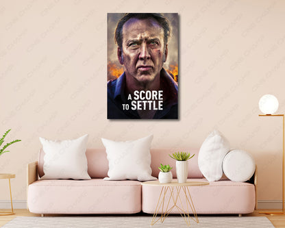 A Score to Settle Revenge Thriller Canvas