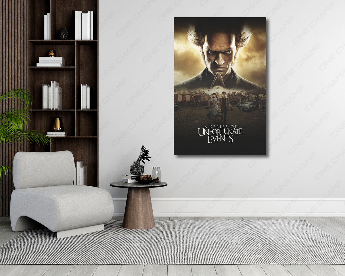 A Series of Unfortunate Events Gothic Canvas