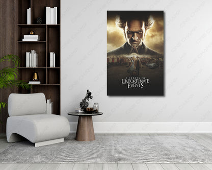 A Series of Unfortunate Events Gothic Canvas