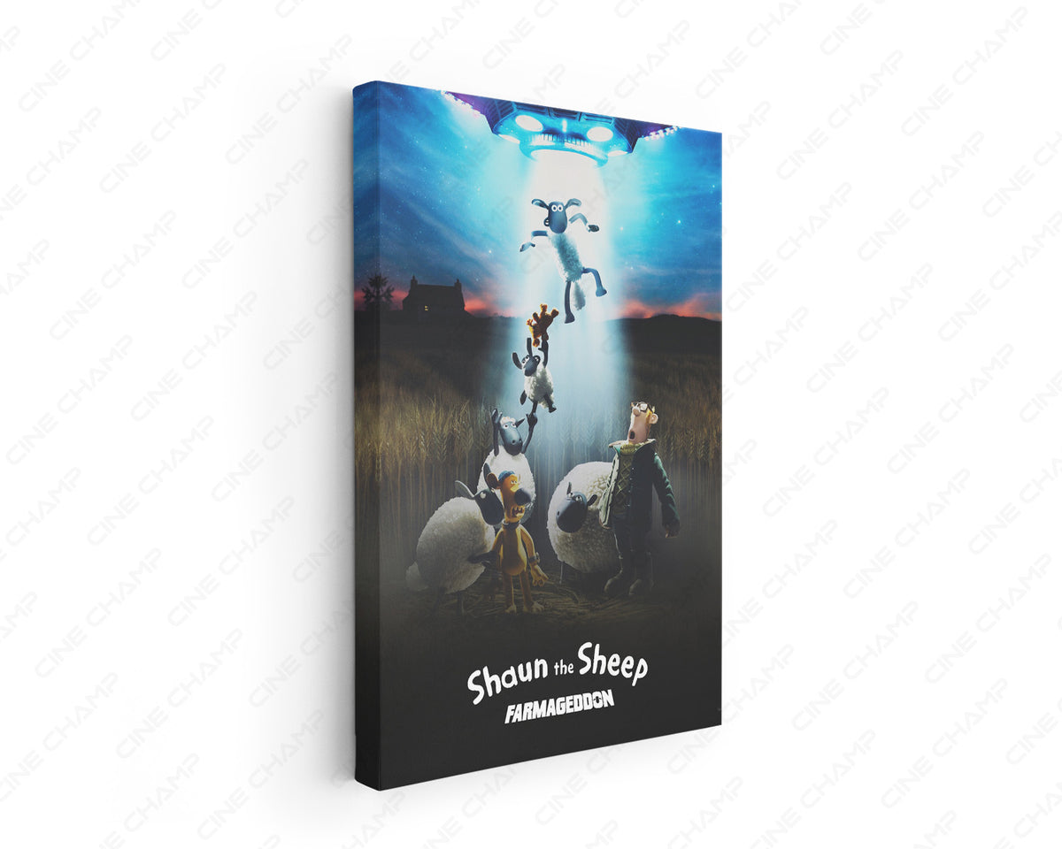 A Shaun the Sheep Movie Farmageddon Canvas Print