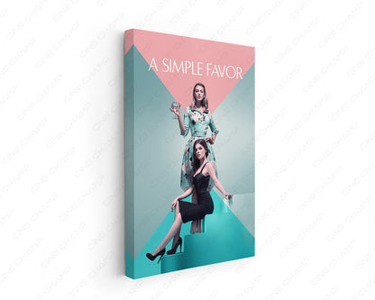 A Simple Favor Canvas Wall Art