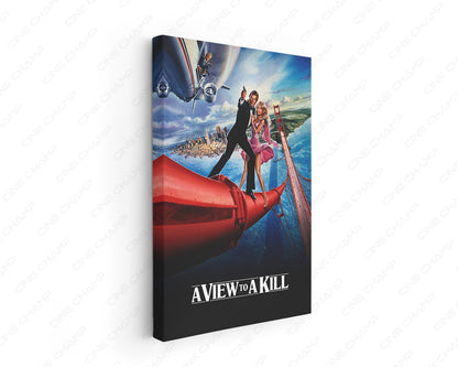 A View to a Kill 007 Movie Canvas