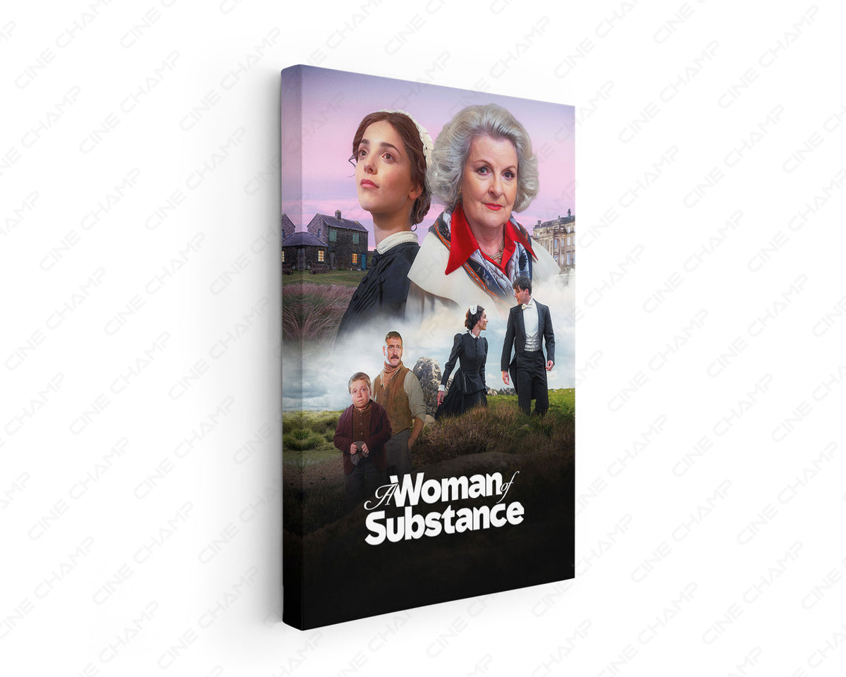 A Woman of Substance Canvas Wall Art