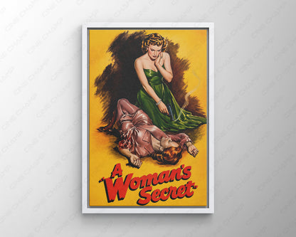 A Woman's Secret Film Noir Artwork
