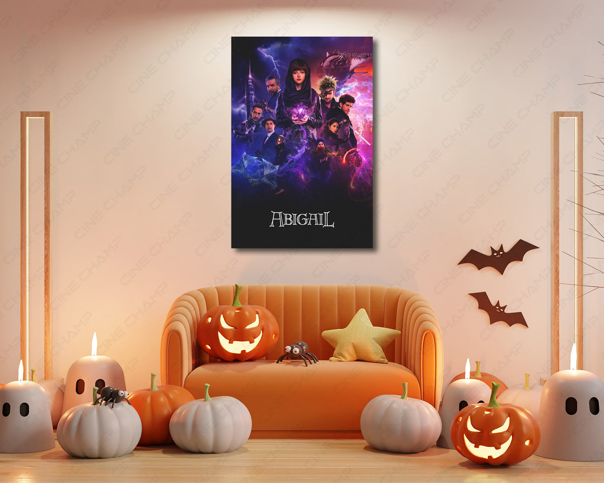 Abigail 2024 Vampire Horror Canvas