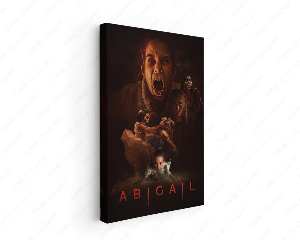 Abigail Vampire Horror Canvas Wall Art