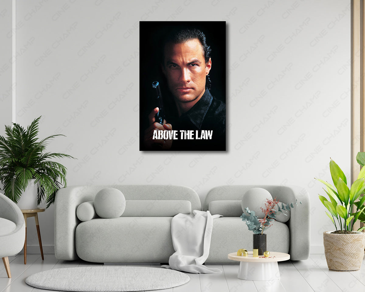 Above the Law 1988 Action Movie Artwork