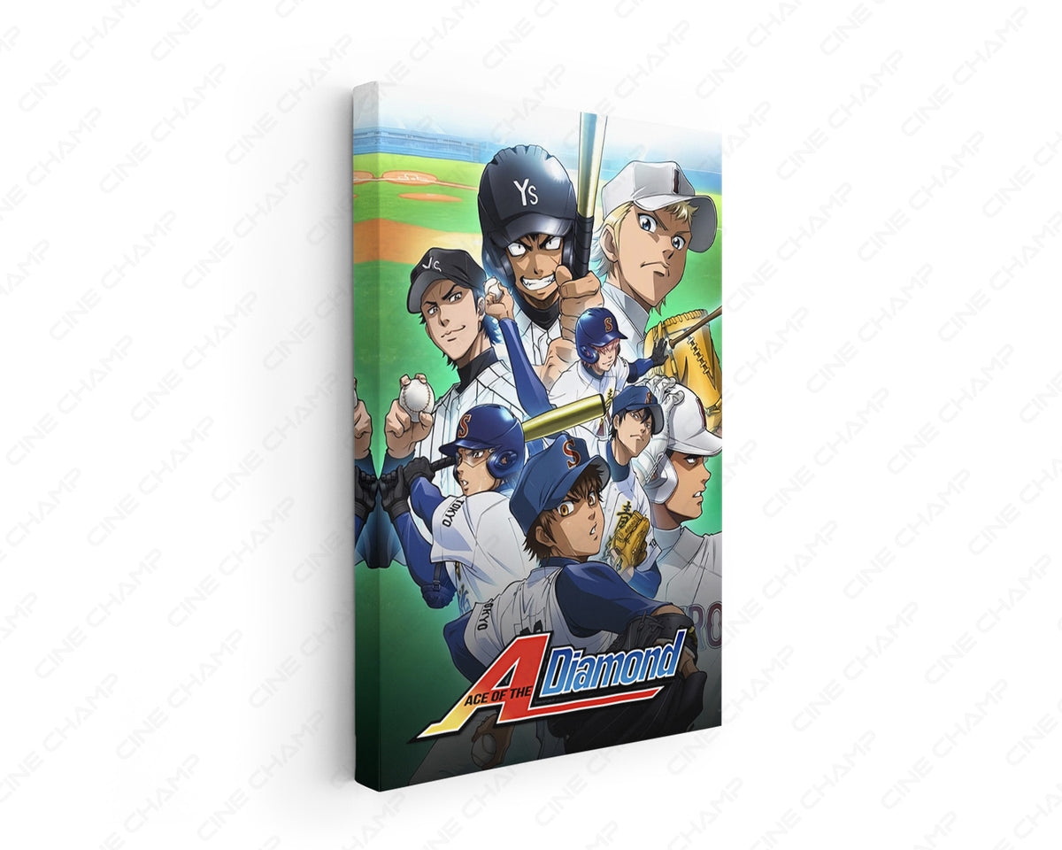 Ace of the Diamond Canvas Wall Art