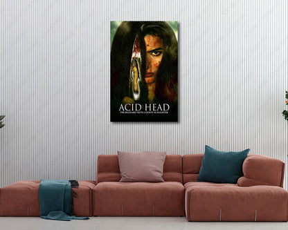 Acid Head Cult Horror Movie Canvas