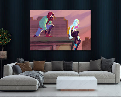 Across the Spider-Verse Couple Artwork