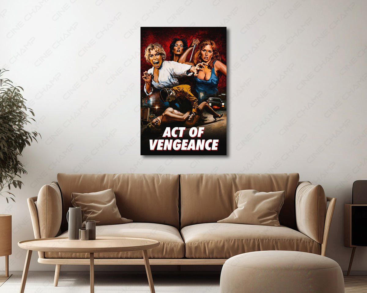 Act of Vengeance Action Movie Canvas