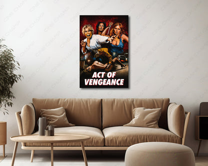 Act of Vengeance Action Movie Canvas