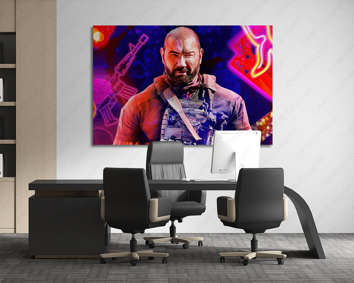 Action Horror Canvas Print
