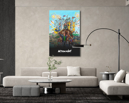 Action Point movie canvas wall decor