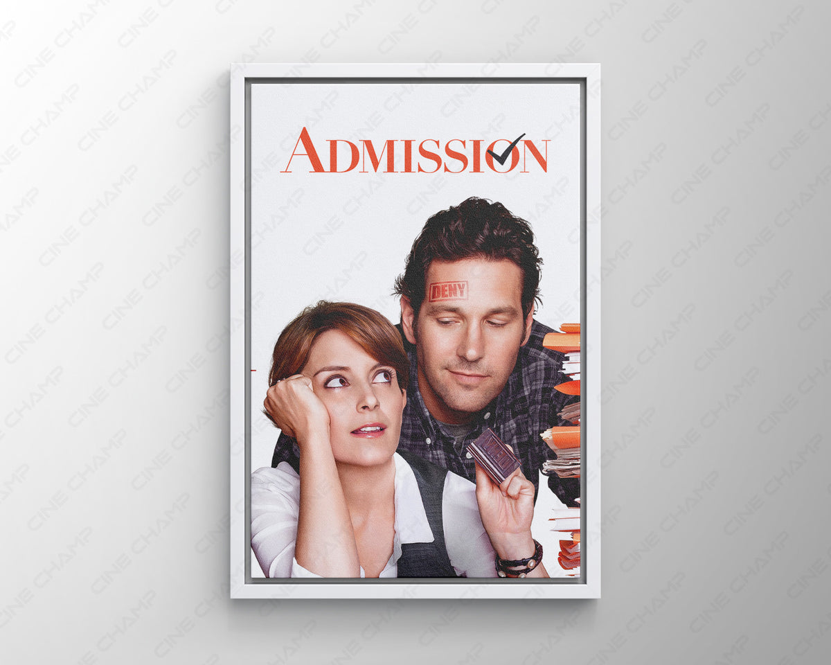 Admission film artwork for a movie room