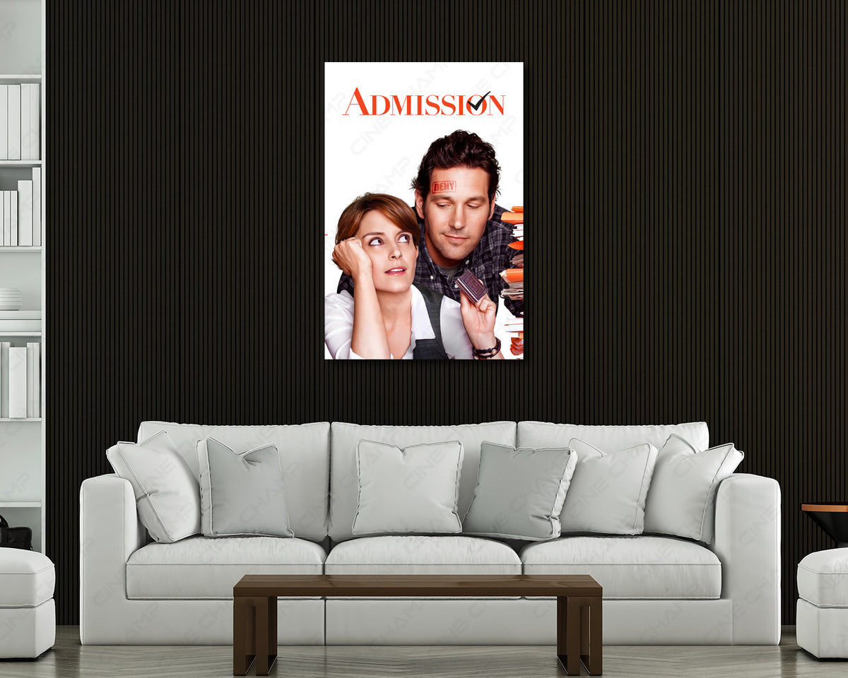 Admission movie canvas wall decor for home