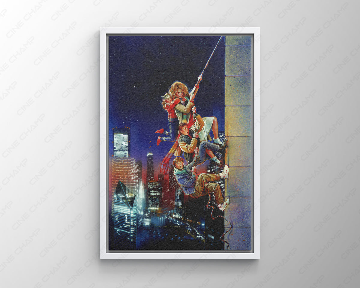 Adventures in Babysitting nostalgic comedy canvas art